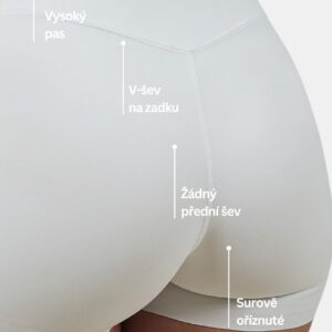 Aluna Krátké legíny - Bílá
