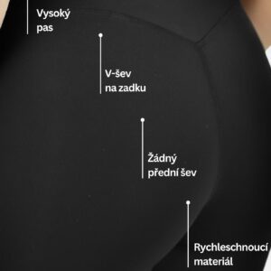 Aluna legíny - Černá