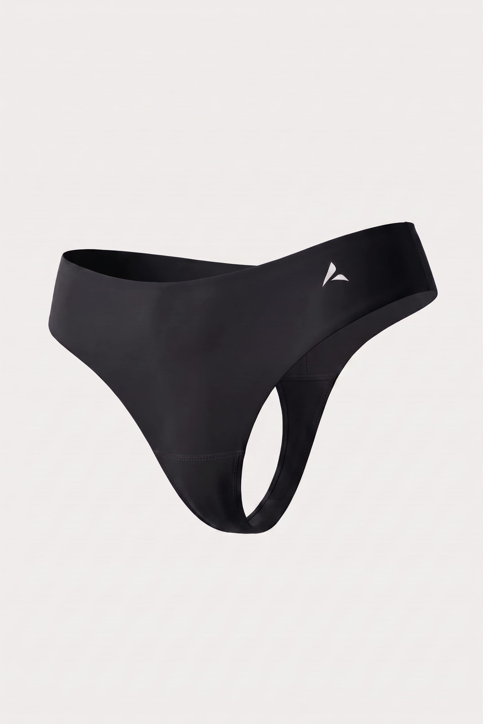 Anti Cameltoe tanga se středně vysokým pasem - Černá