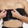 Aluna bandeau top - Crna