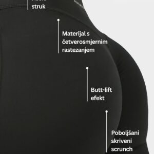 Calla Butt Lift tajice - Crna