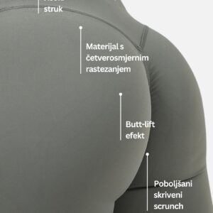 Calla Butt Lift tajice - Siva