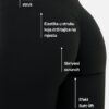 Naya Butt Lift tajice - Crna