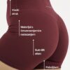 Calla 2.0 Butt Lift Kratke tajice - Bordo
