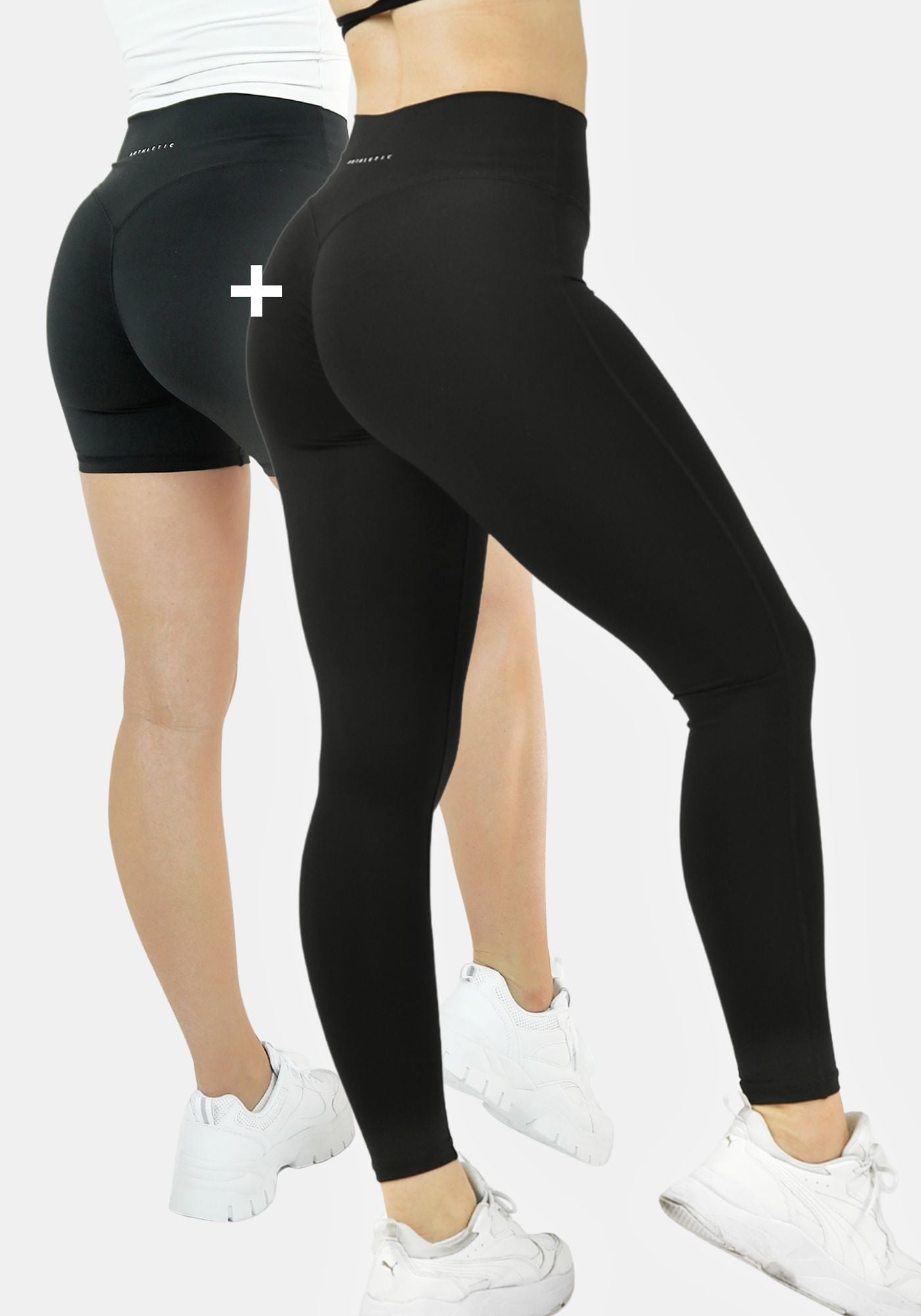 1x Calla 2.0 Butt Lift tajice (Crna) + 1x Calla 2.0 Butt Lift Kratke tajice (Crna)