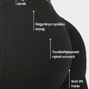 Calla Butt Lift leggings - Fekete