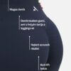 Naya Butt Lift Rövid Leggings - Éjfélkék