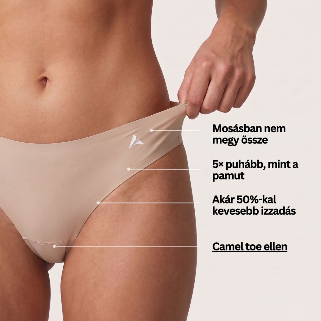 Anti-Cameltoe underwear – sima fehérnemű leggings alá
