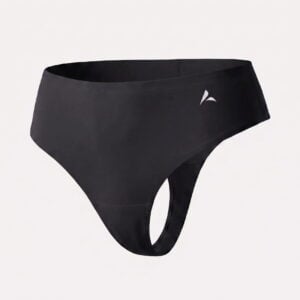 Anti Cameltoe magas derekú tanga - Fekete