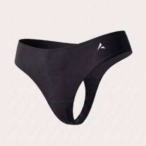 Anti Cameltoe középmagas derekú tanga - Fekete
