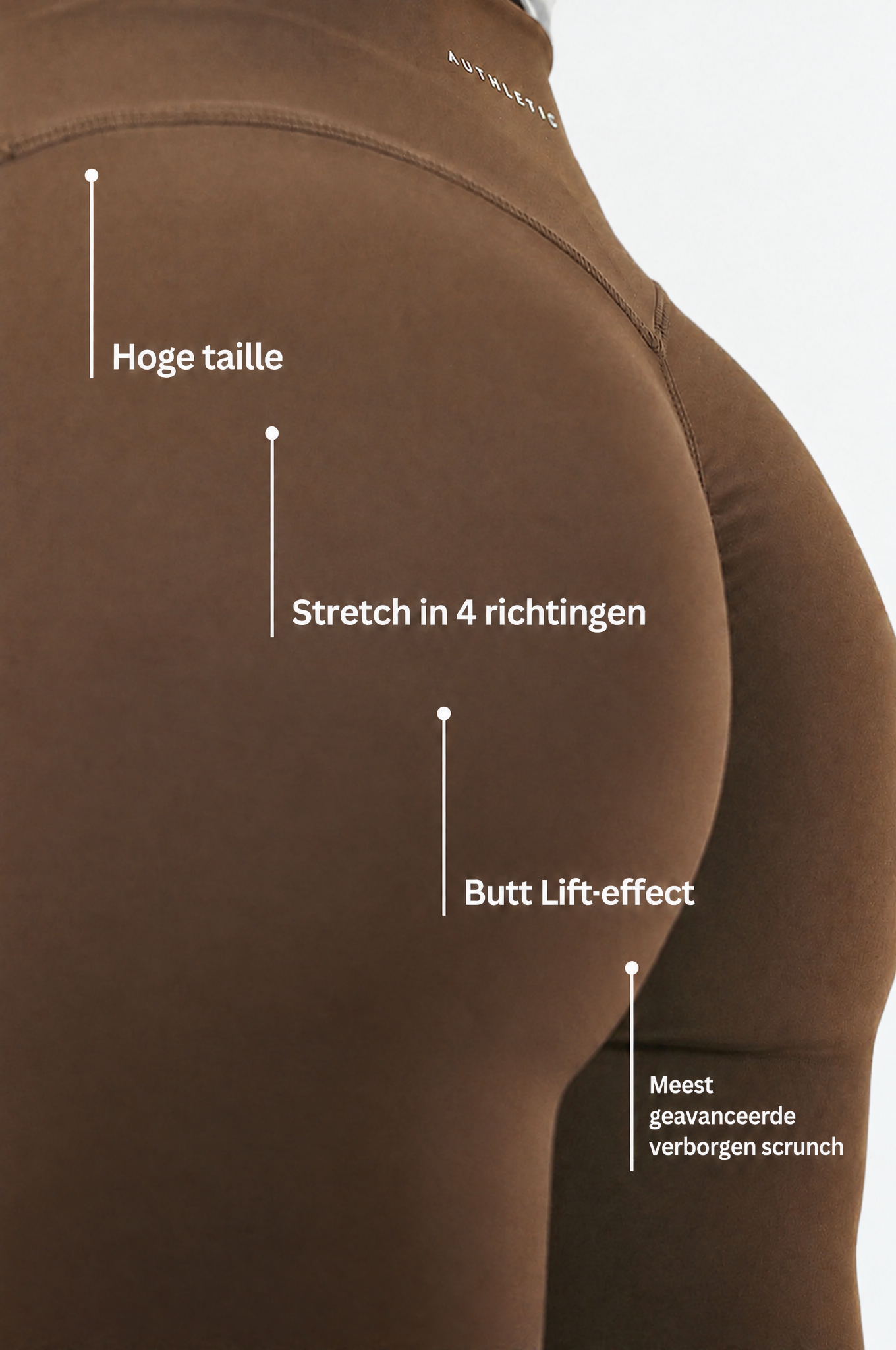 Calla 2.0 Butt Lift legging - Bruin