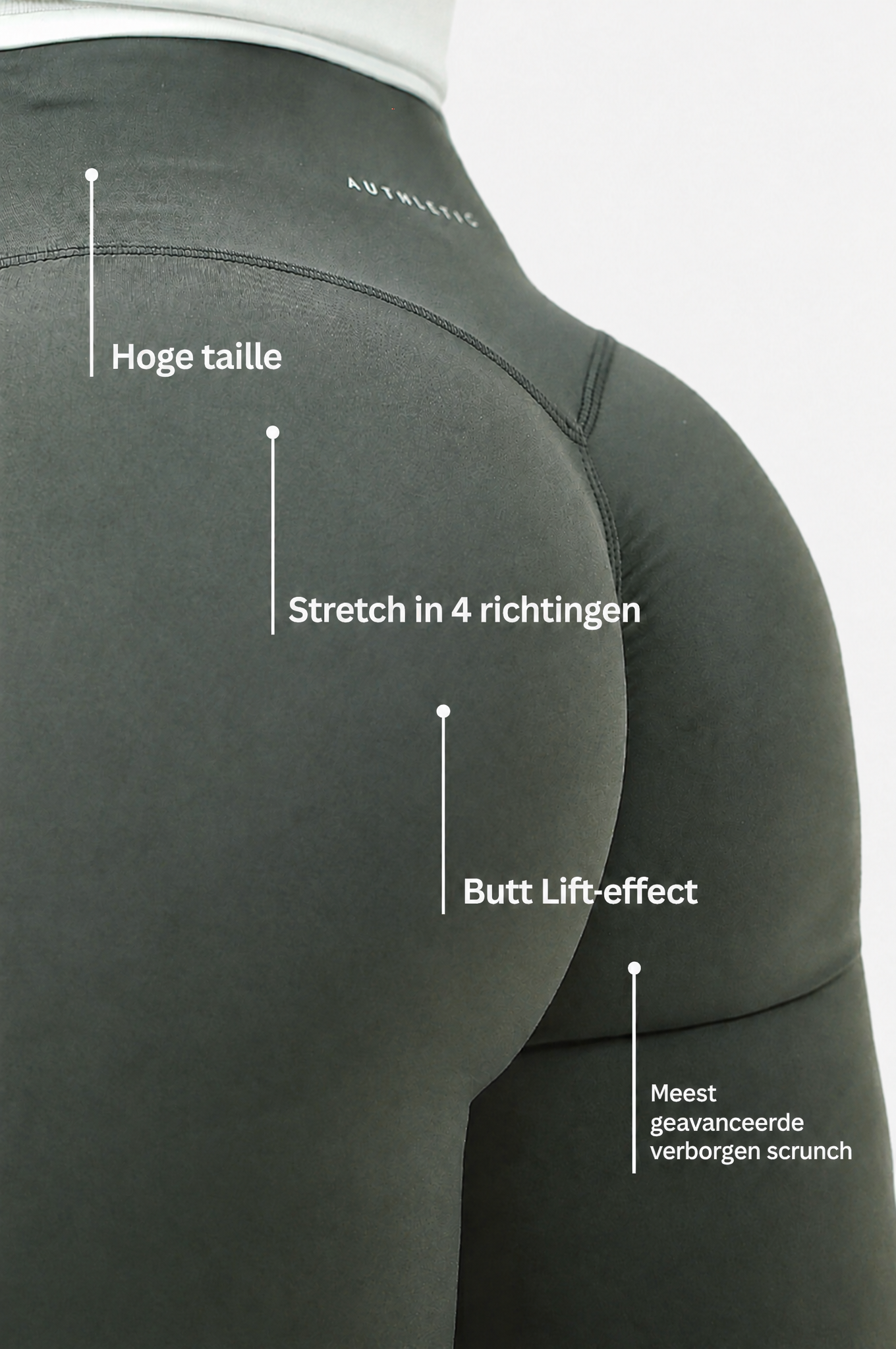 Calla 2.0 Butt Lift legging - Grijs