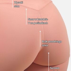 Aluna 7/8 Legginsy - Pomarańczowa