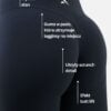 Naya Butt Lift Legginsy - Granatowy