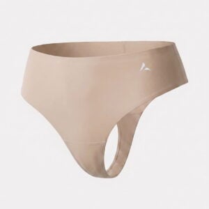 Anti Cameltoe stringi z wysokim stanem - Beżowy