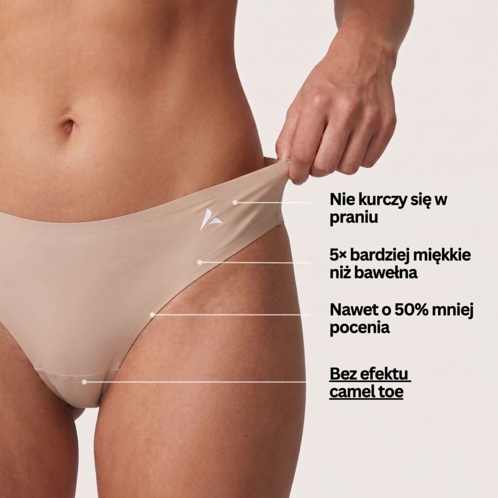 Anti-Cameltoe underwear – gładka bielizna pod legginsy
