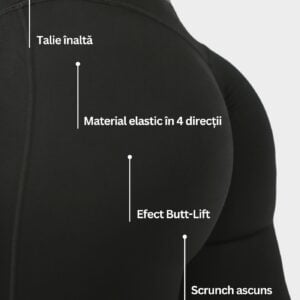 Calla Butt Lift Colanți - Negru