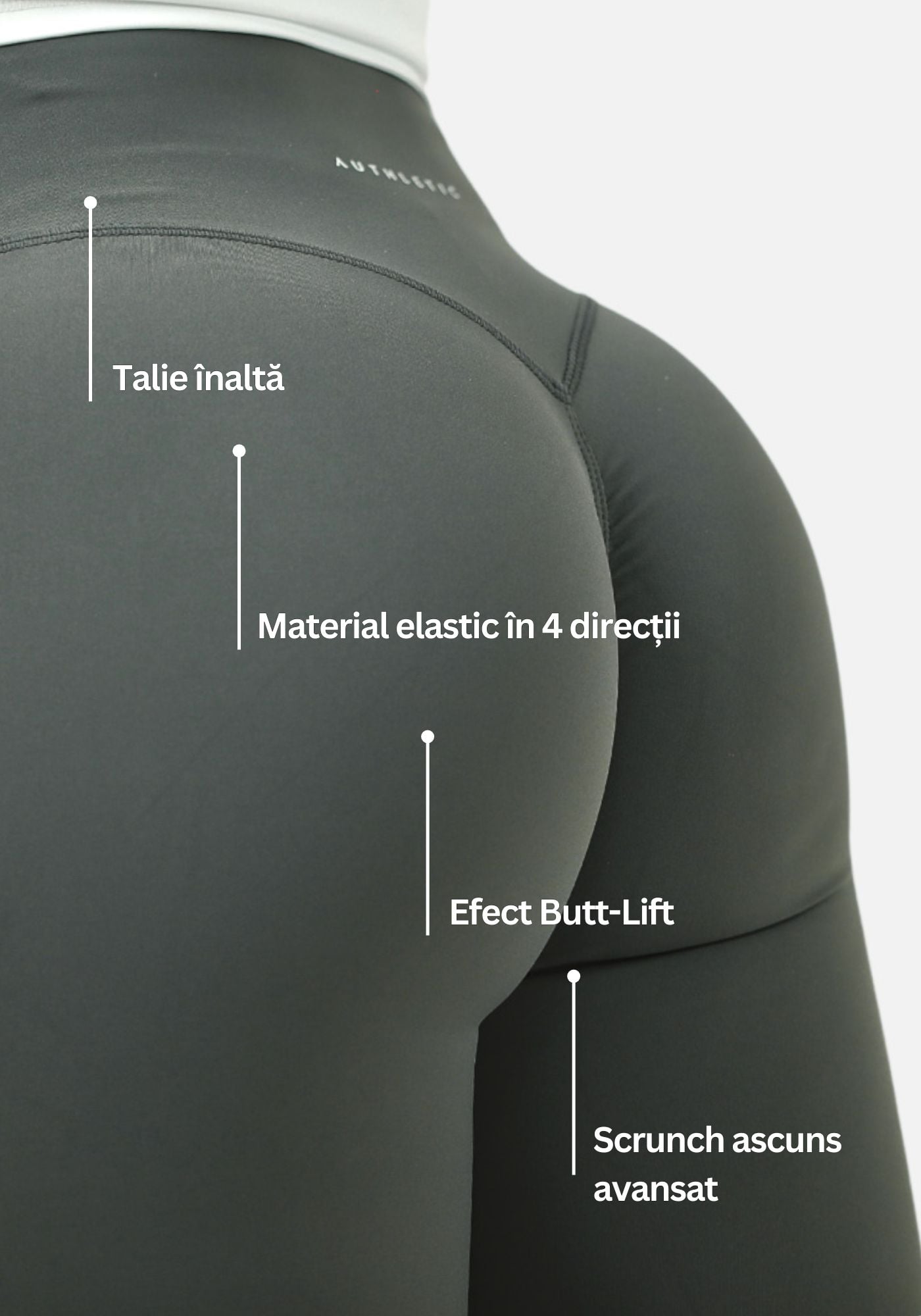 Calla Butt Lift Colanți - Gri