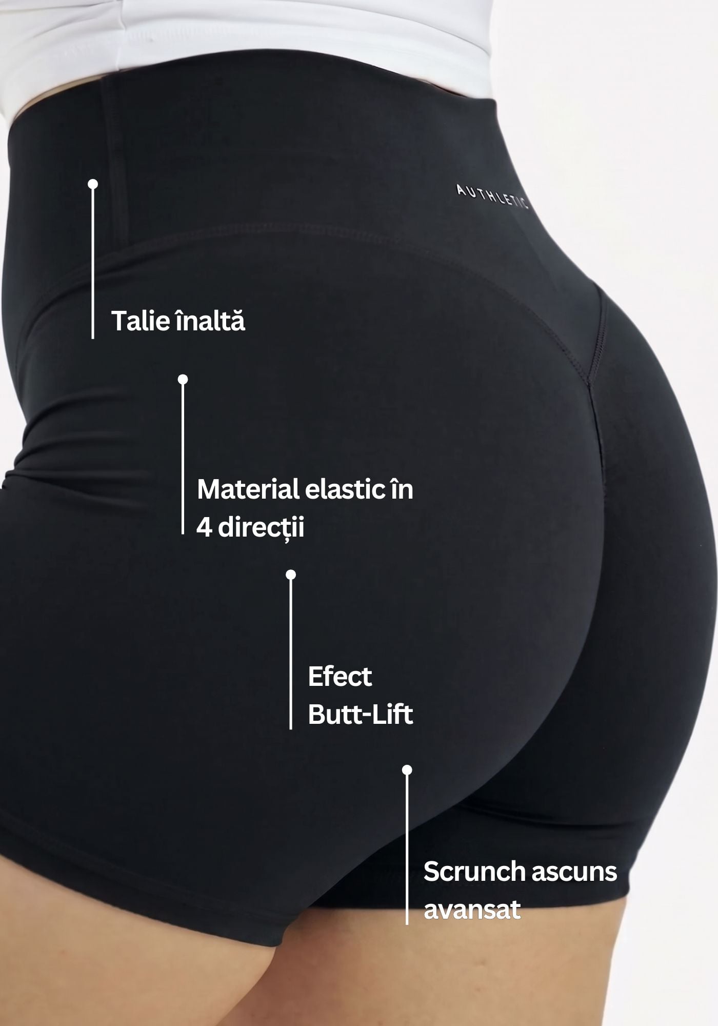 Calla Butt Lift Colanți scurți - Negru
