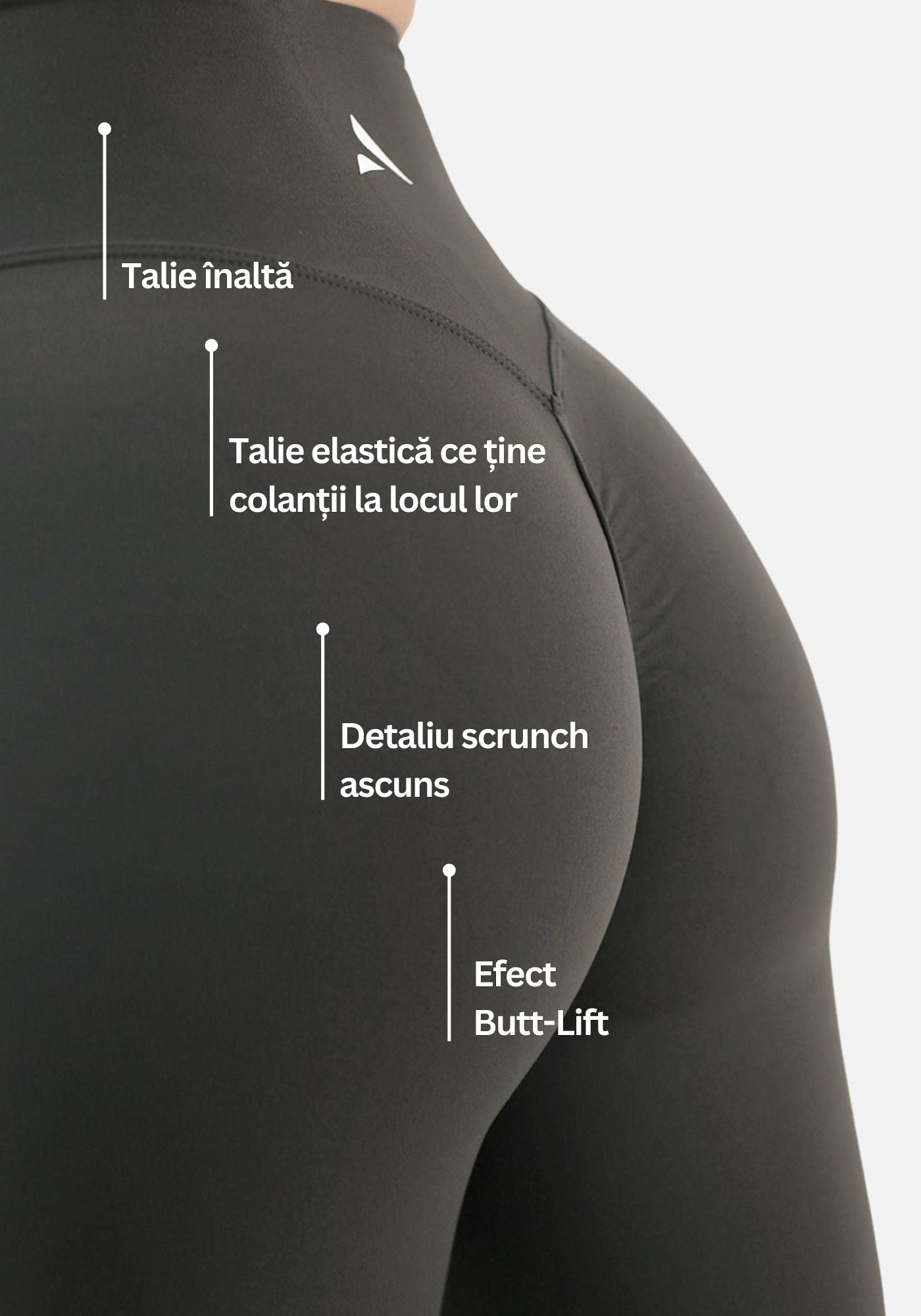 Naya Butt Lift Colanți - Gri