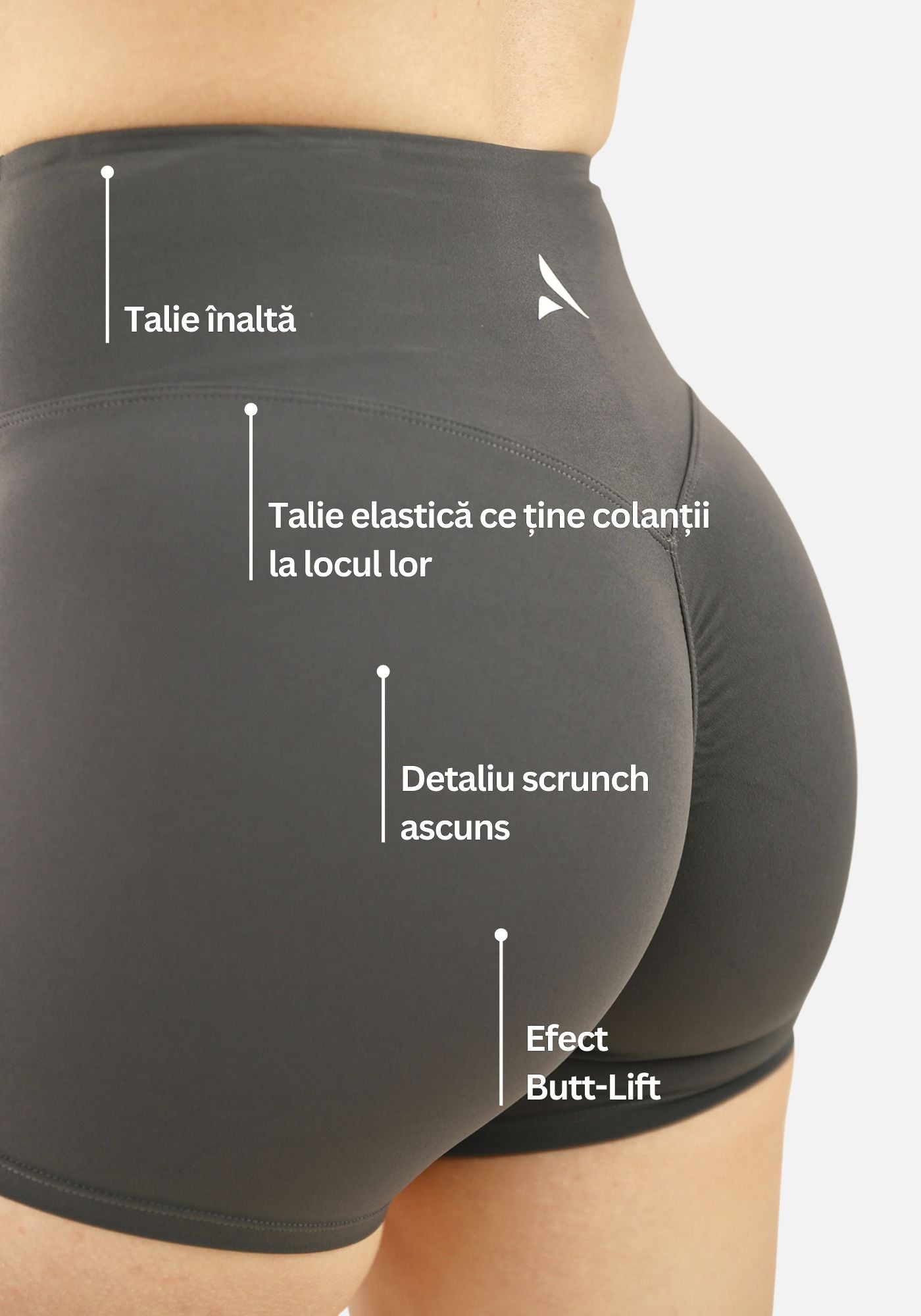 Naya Butt Lift Colanți scurți - Gri
