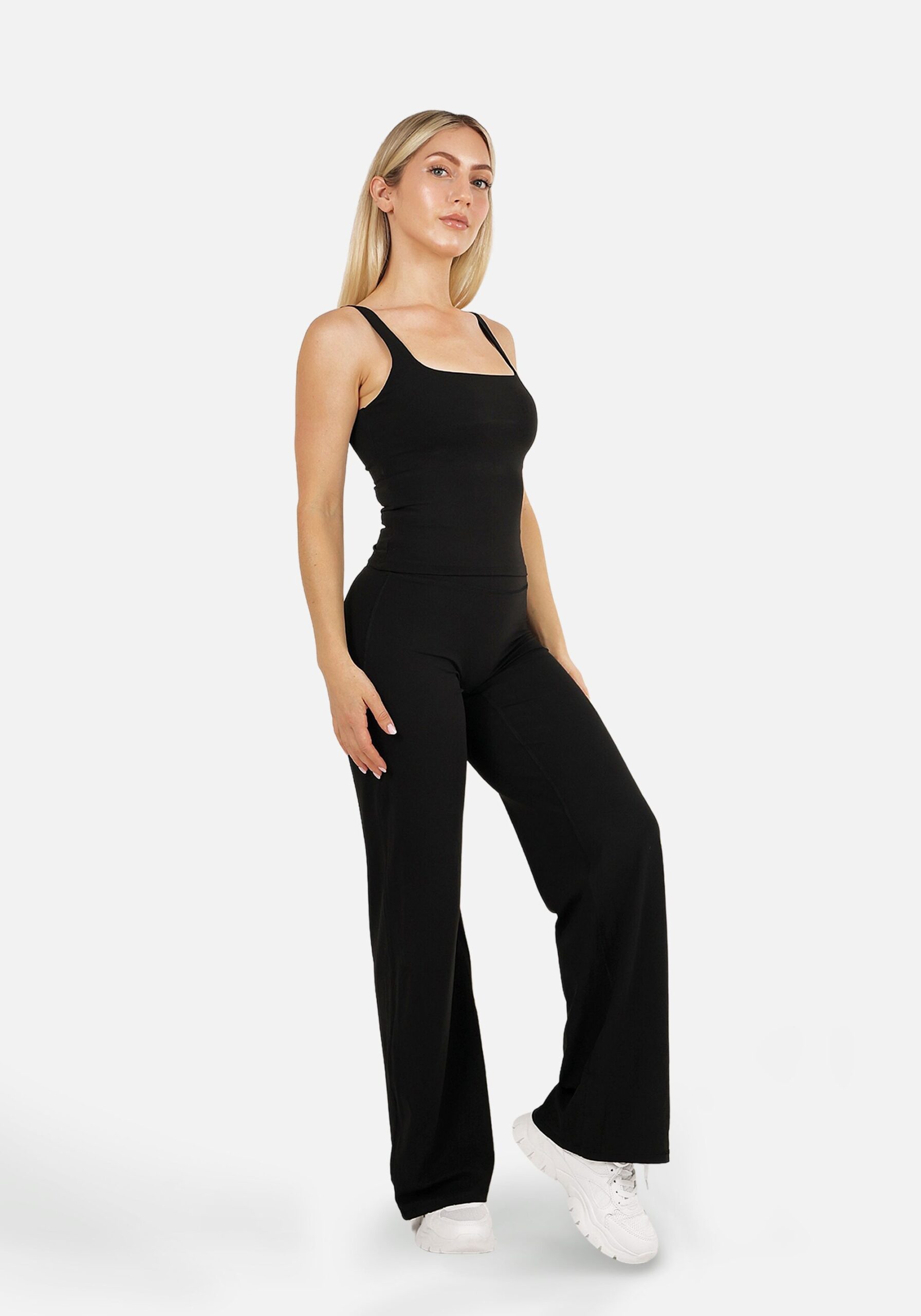 Eve Comfort Set (Colanți + top) - Negru