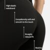Eve Comfort colanți cu croi drept - Negru