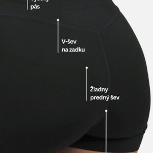 Aluna krátke legíny - Čierna