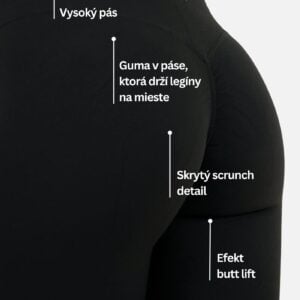 Naya Butt Lift Legíny - Čierna