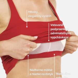 Eve Comfort tielko - Červená