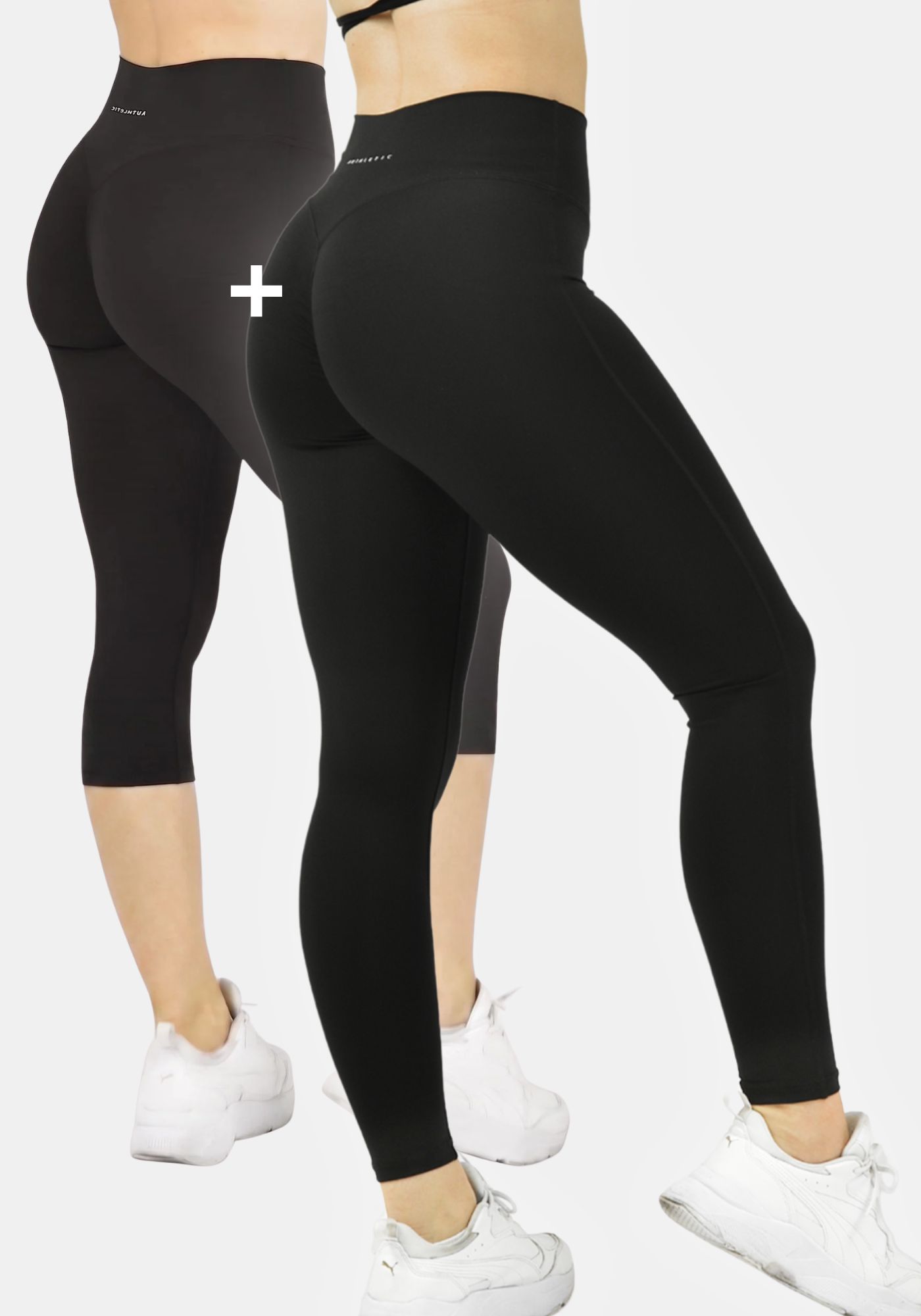 1x Calla 2.0 Butt Lift Legíny (Čierna) + 1x Calla 2.0 Butt Lift Capri 3/4 Legíny (Čierna)