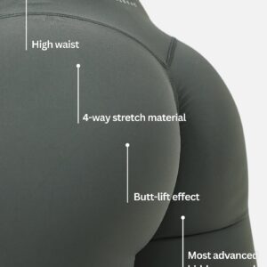 Calla Butt Lift Leggings - Grey