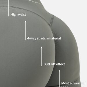 Calla Butt Lift Leggings - Grey