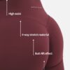 Calla 2.0 Butt Lift Leggings - Wine Red