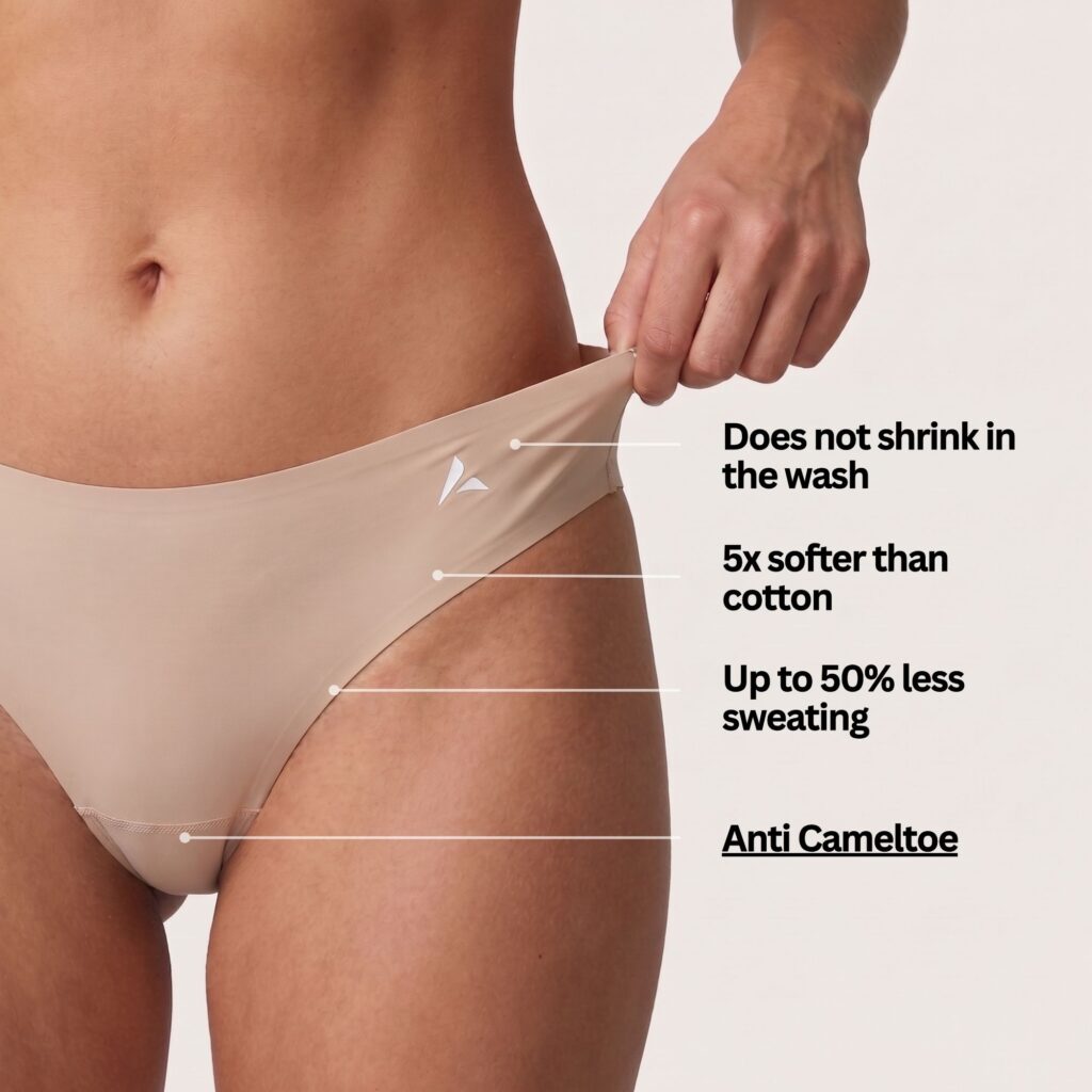 Anti-Cameltoe underwear smooth underwear under leggings