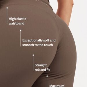 Eve Comfort Straight Leggings - Cappuccino