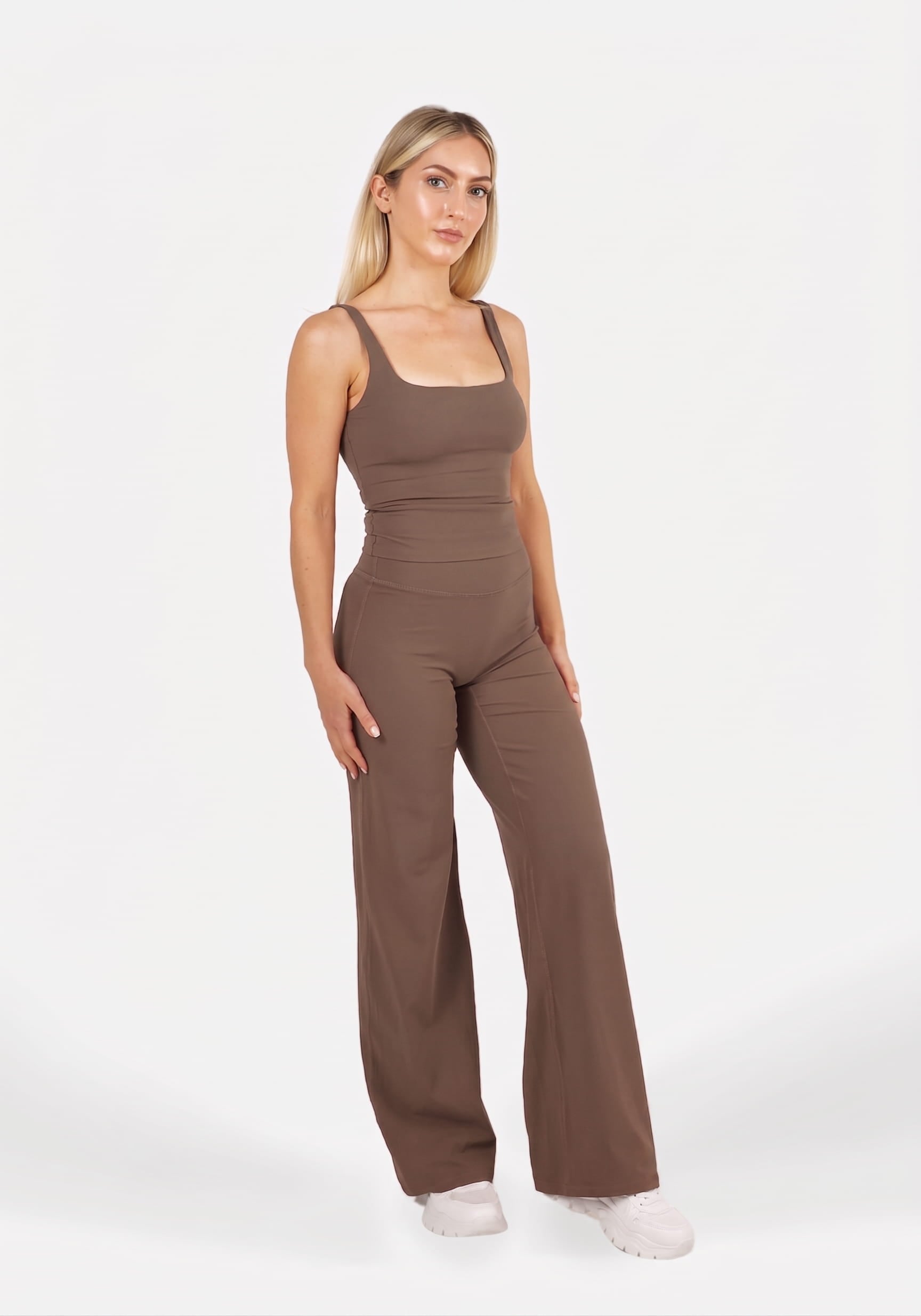 Eve Comfort Bundle (Leggings + Tank Top) - Cappuccino